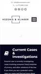 Mobile Screenshot of kozonislaw.com